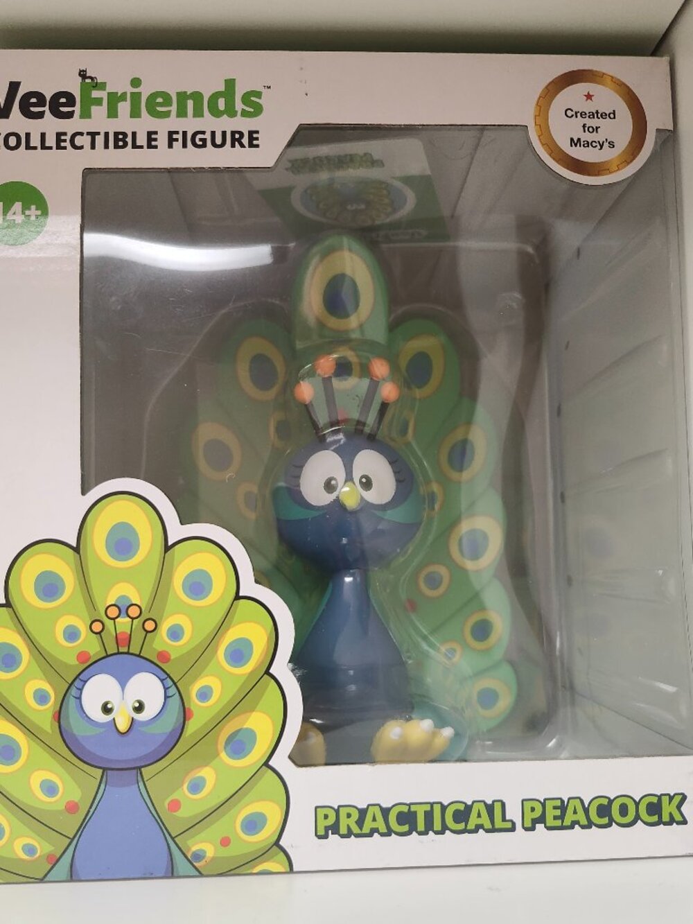 VeeFriends Practical Peacock Collectible Figure Macy's NEW IN BOX Gary Vee